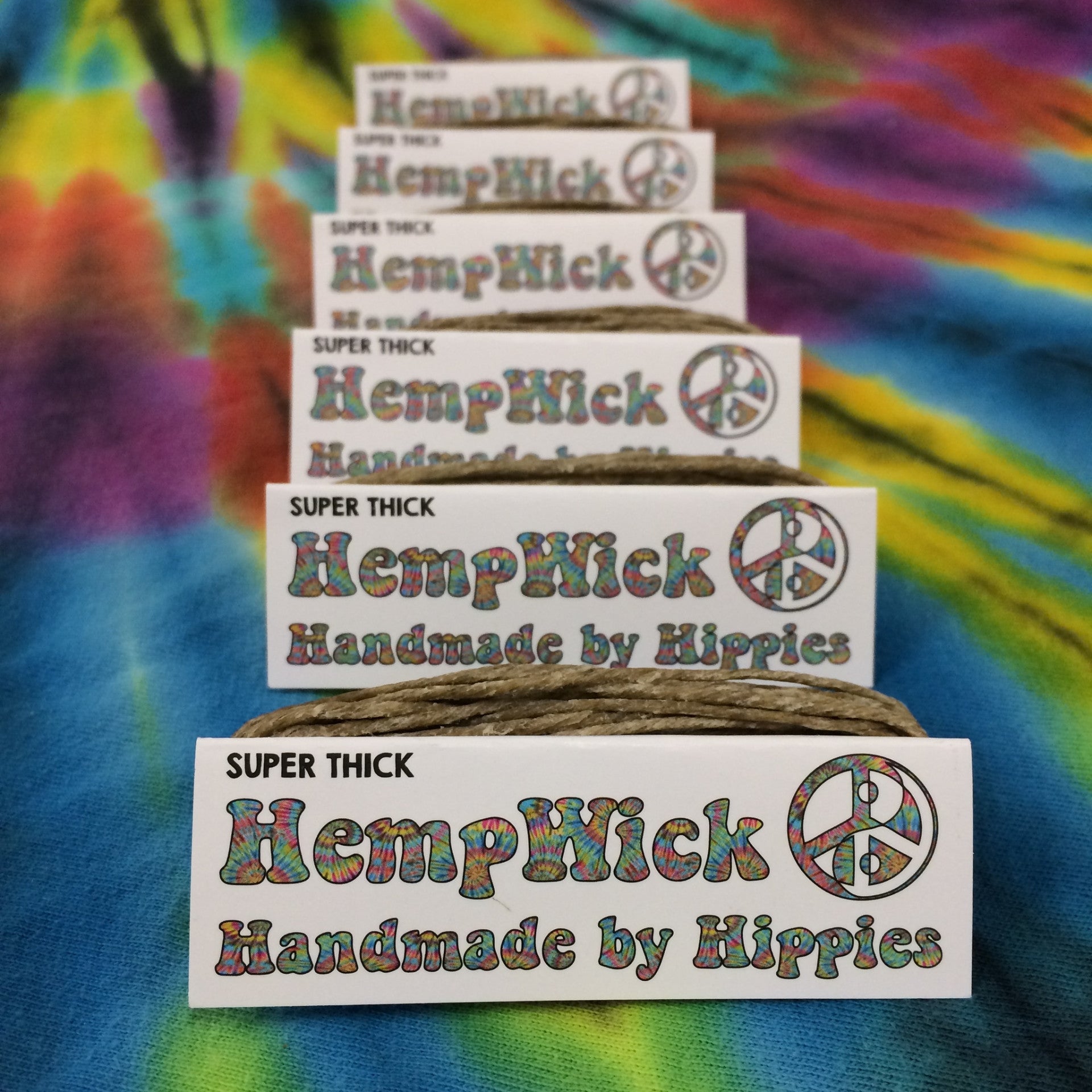 hemp wick 10ft 6 pack super thick