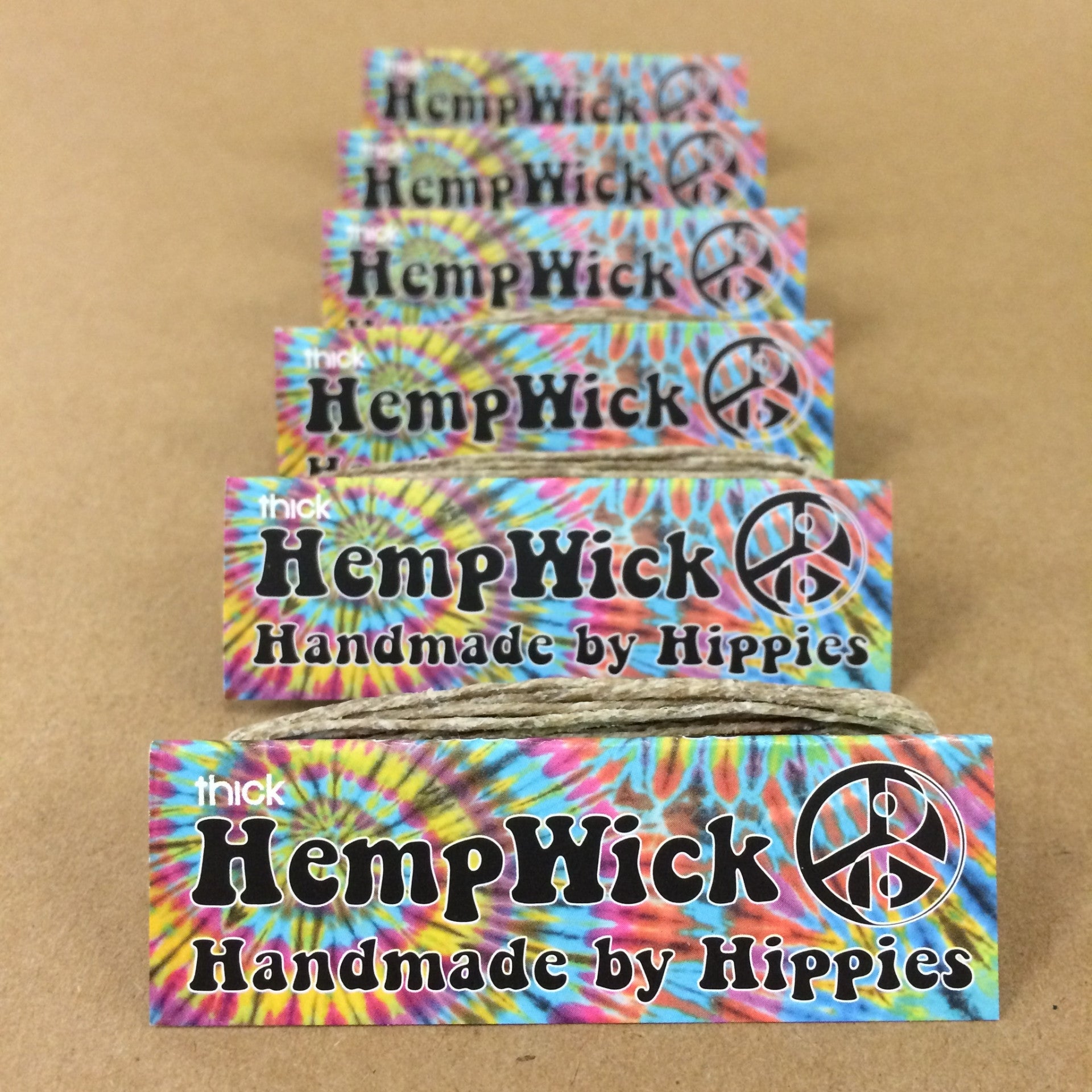 hemp wick 10ft 6 pack thick