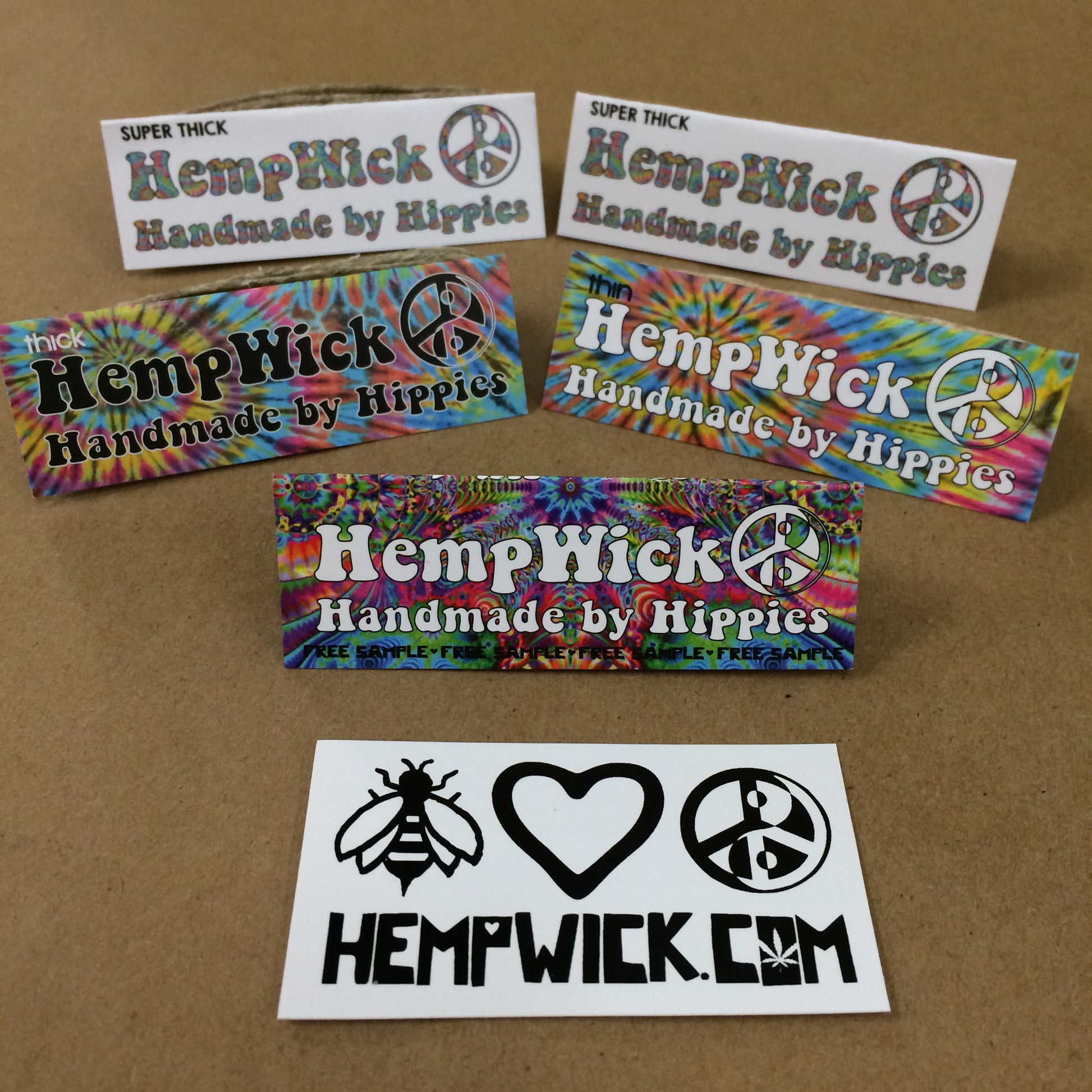 Hemp Wick Sampler Package — Bee Line Hemp Wick®